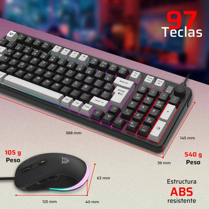 Kits para Teclado y Mouse Balam Rush KG515 - Vista 3