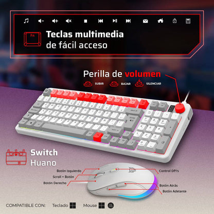 Kits para Teclado y Mouse Balam Rush KG515 - Vista 4