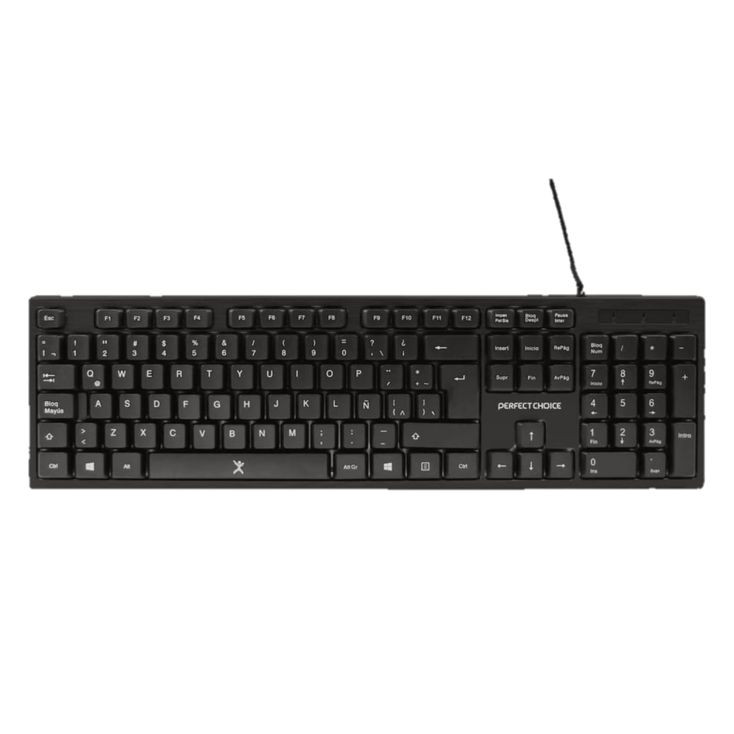 Kit Teclado+Mouse+Diadema para Oficina  PERFECT CHOICE PC-201717 - Vista 4