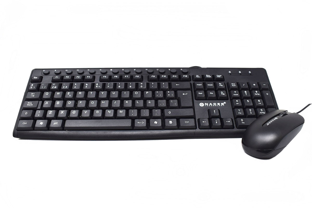 Kit de Teclado y Mouse Naceb Technology NA-112N - Vista 3