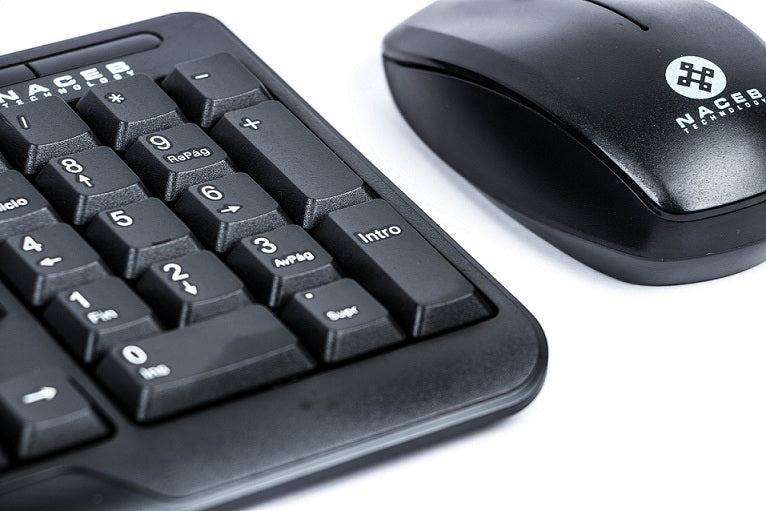 Kit de Teclado y Mouse Naceb Technology - - Vista 2