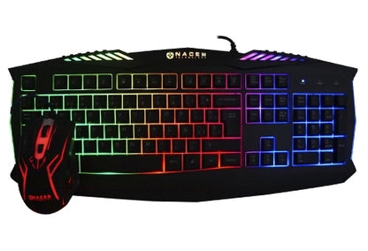 Kit de Teclado y Mouse Gaming Naceb Technology NA-617 - Vista 4