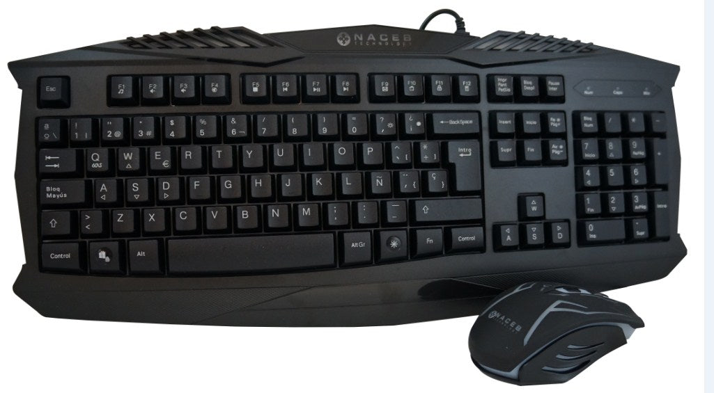Kit de Teclado y Mouse Gaming Naceb Technology NA-617 - Vista 2