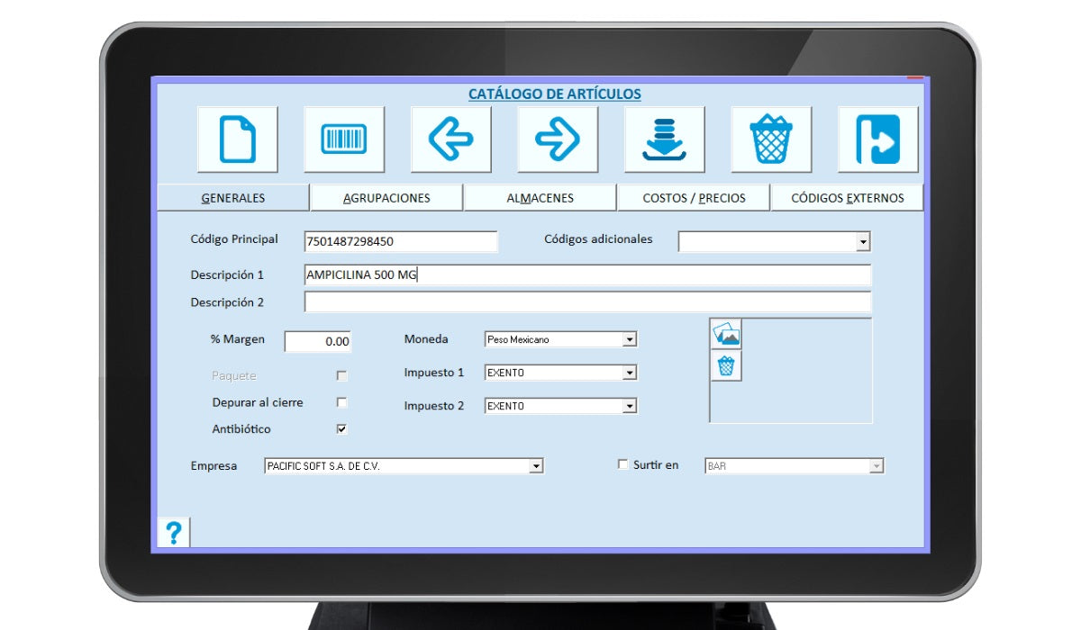 Punto de Venta para Farmacias PACIFIC SOFT PSF030 - Vista 2