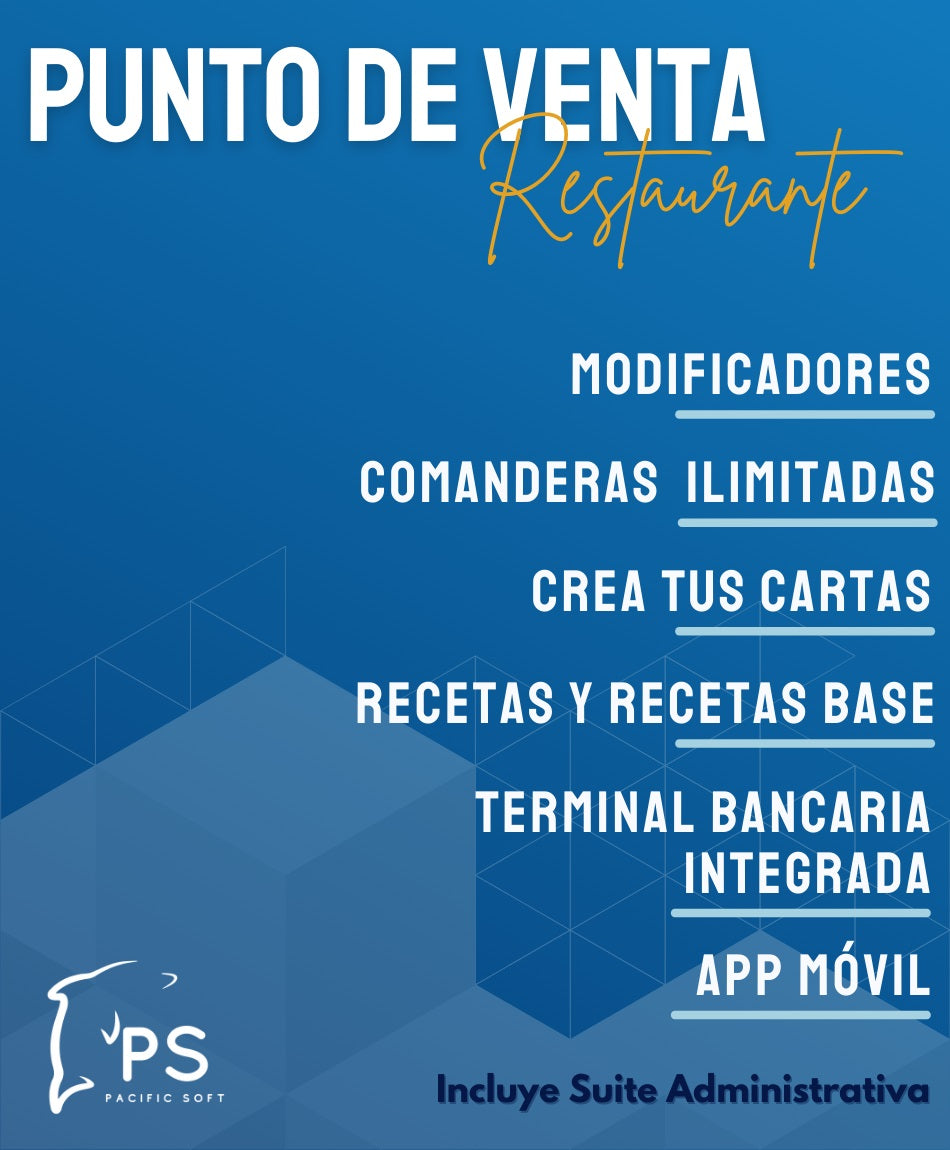 Punto de Venta para Restaurantes PACIFIC SOFT KITPSF050 - Vista 2