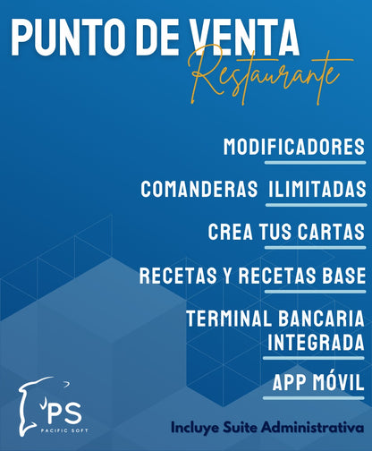 Punto de Venta para Restaurantes PACIFIC SOFT KITPSF050 - Vista 2