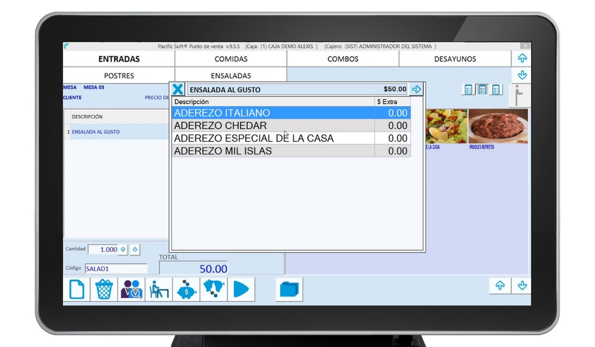Punto de Venta para Restaurantes PACIFIC SOFT KITPSF050 - Vista 5