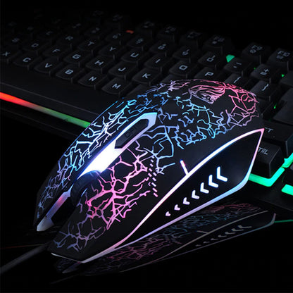 Teclado y Mouse USB RGB Negro BROBOTIX 458977 - Vista 6
