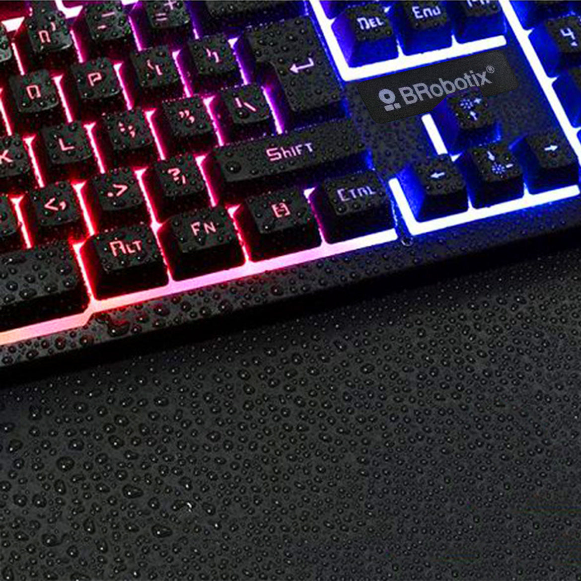 Teclado y Mouse USB RGB Negro BROBOTIX 458977 - Vista 8