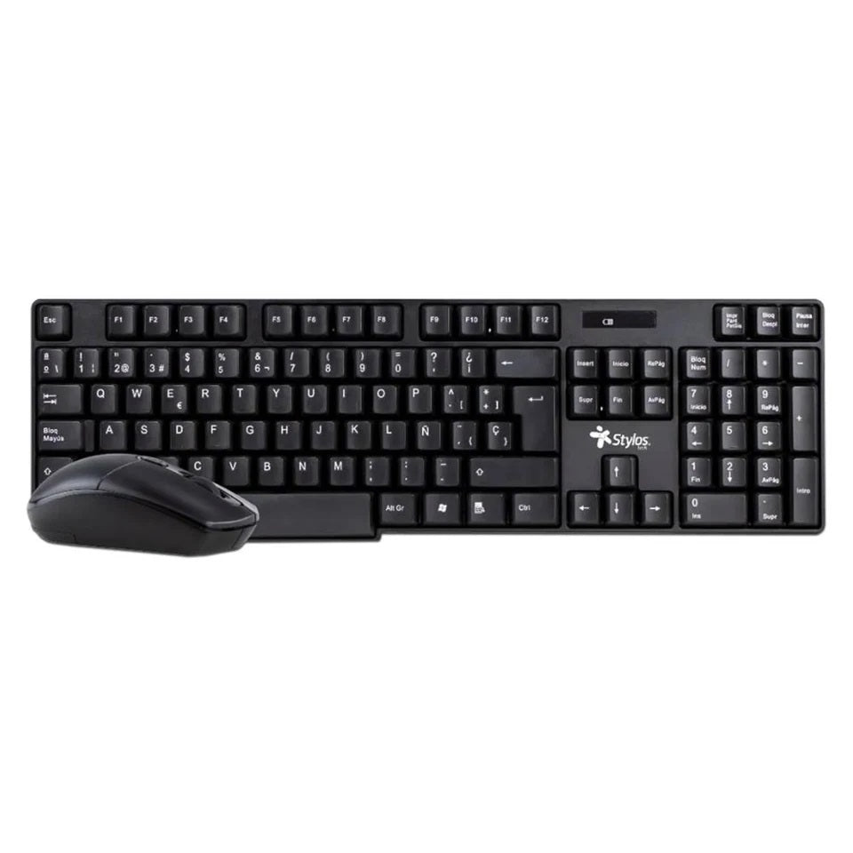 KIT MOUSE Y TECLAD Stylos STPKTM3B - Vista 2