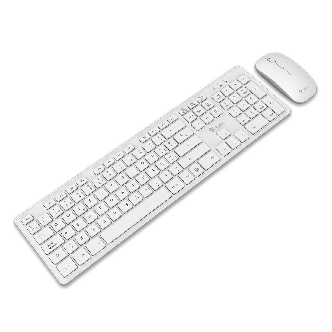 Kits para Teclado y Mouse Stylos STPKTM5W - Vista 2
