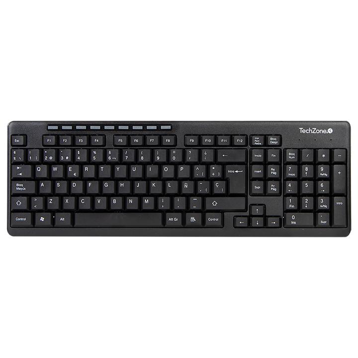 Kit de Teclado y Mouse TECHZONE TZ16COMB01-INA - Vista 3