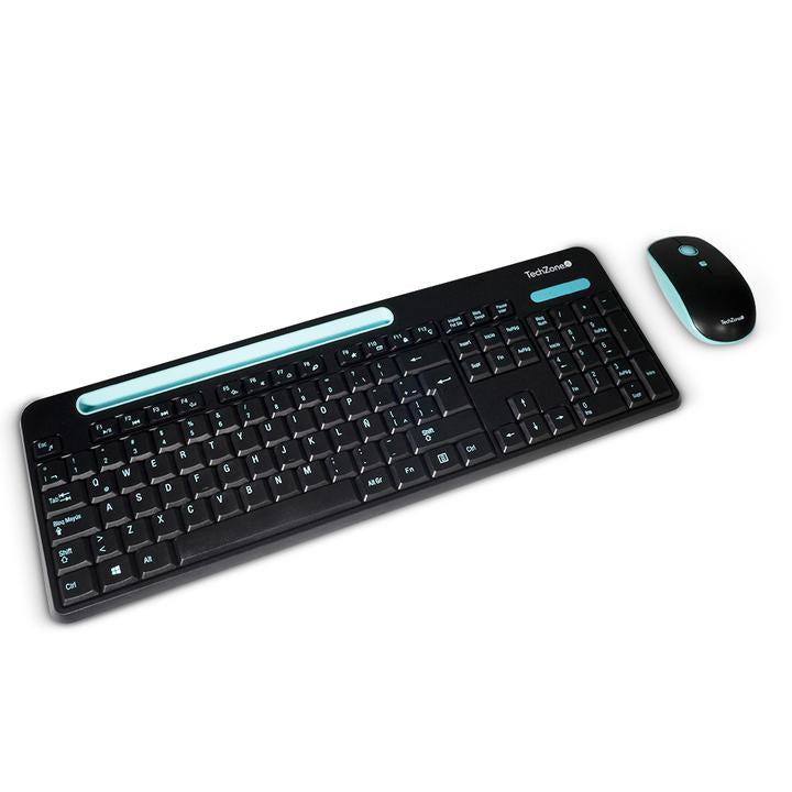 Kit de Teclado y Mouse Inalámbrico TECHZONE TZ20COMB02-INA - Vista 2