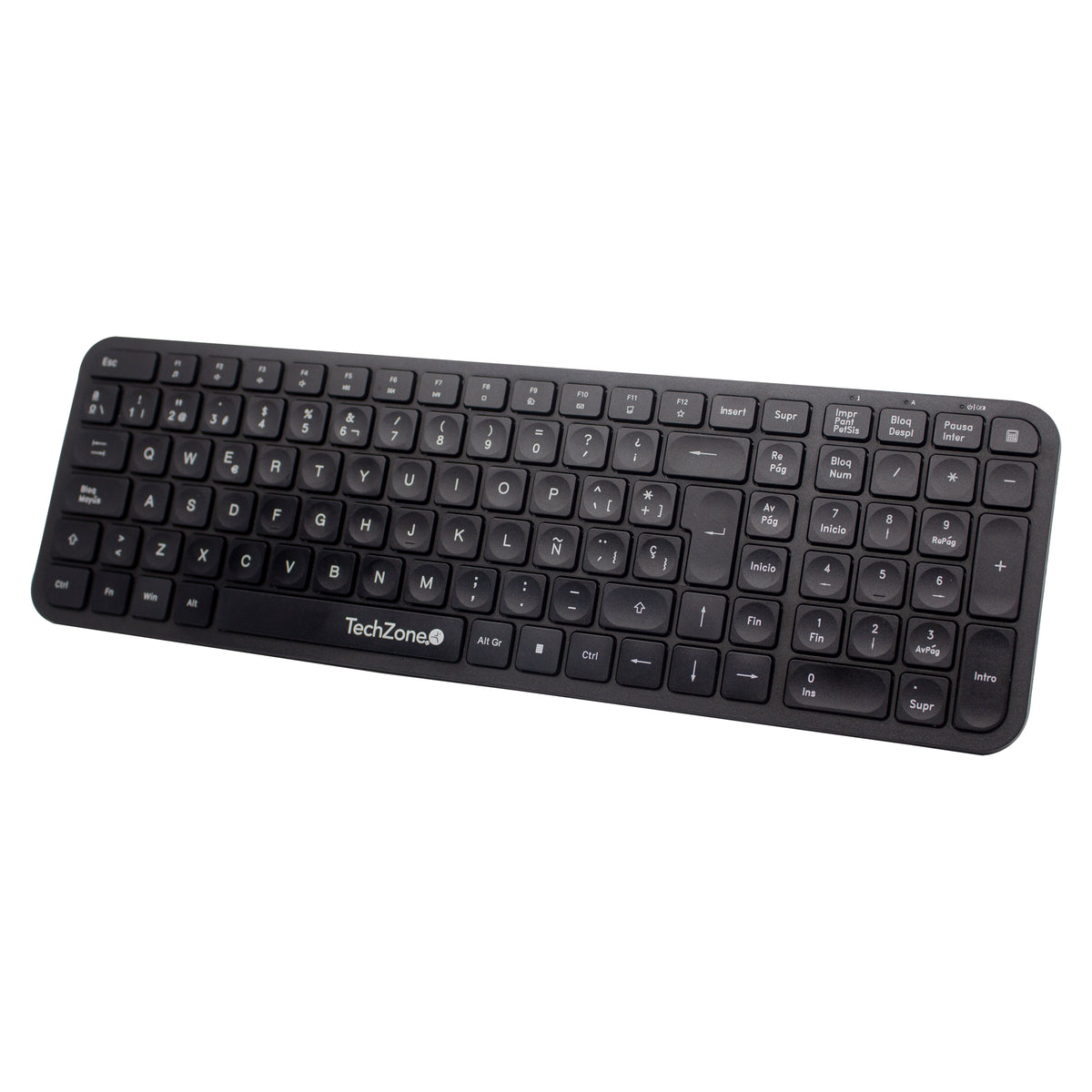 Kit Teclado y Mouse Inalámbrico TECHZONE TZCOMBINA05 - Vista 2