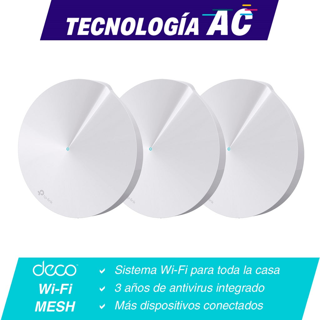 Kit Sistema Wifi TP-LINK Deco M5(3-pack) - Vista 5