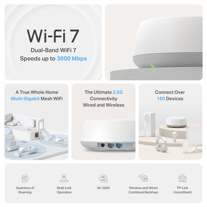 Routers Mesh TP-LINK DECO BE25(1-PACK) - Vista 4