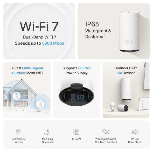 Extensores de Red TP-LINK Deco BE25-Outdoor(1-pack) - Vista 2