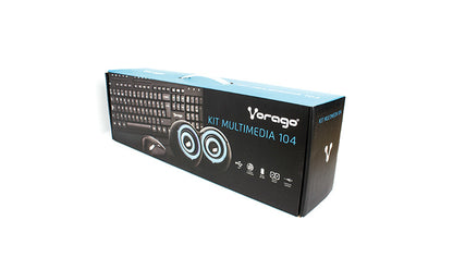 Kit de Teclado y Mouse VORAGO Kms-104 - Vista 4