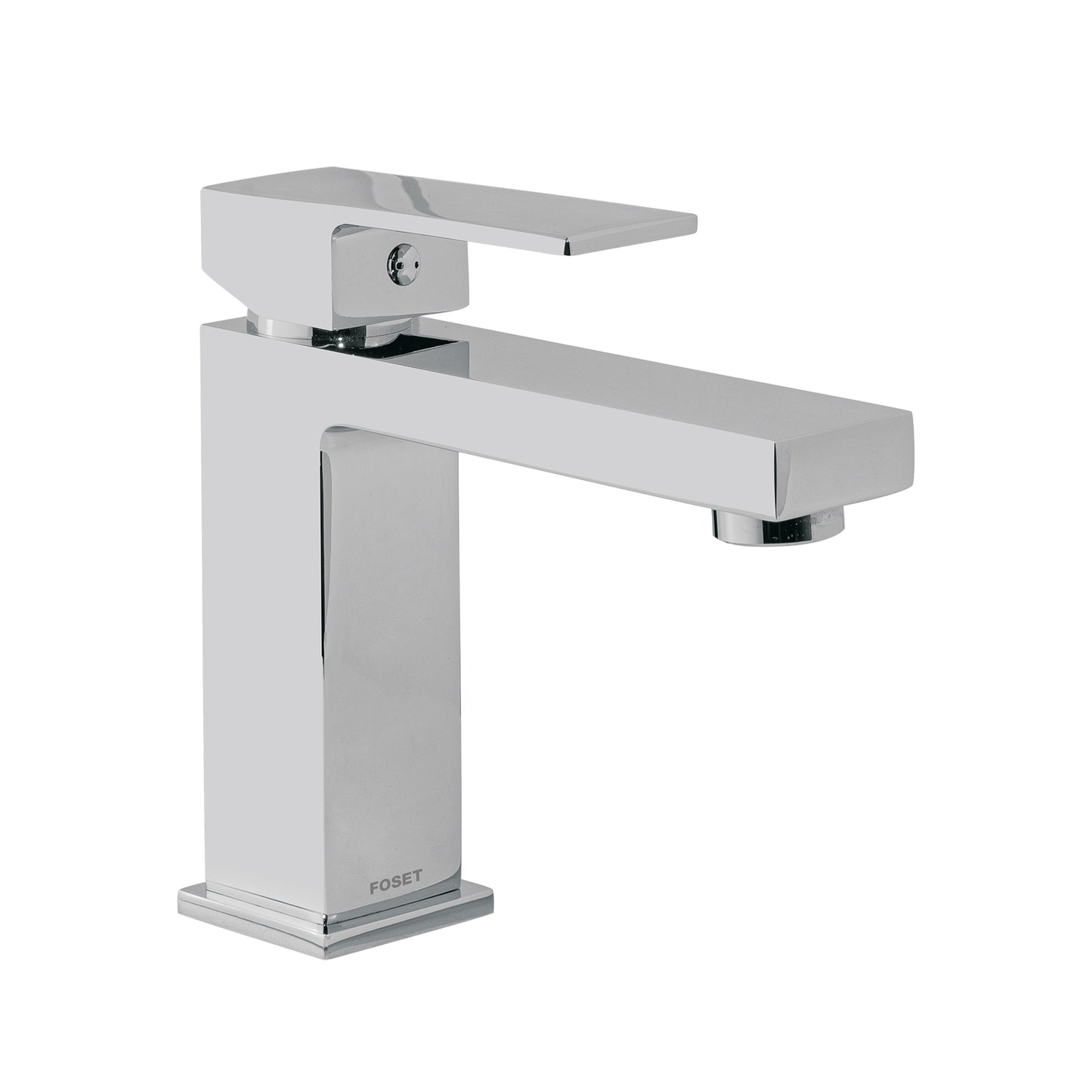 Monomando corto para lavabo, cromo, FOSET KUBO