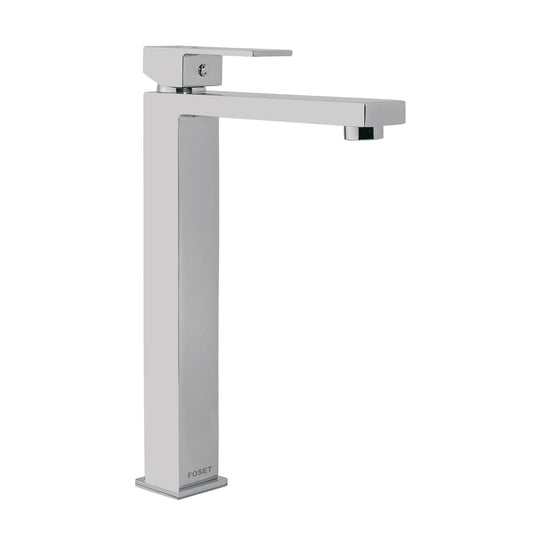 Monomando alto para lavabo, cromo, FOSET KUBO
