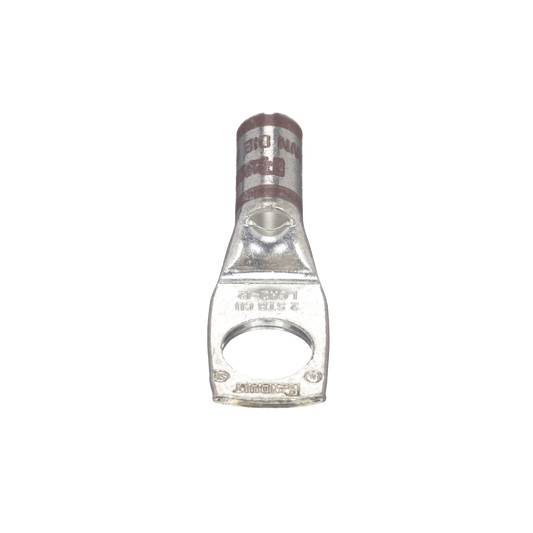 Zapata de compresión LCA2-12-Q, para cal. 2 Awg, Barreno para tornillo prisionero de 1/2, 1 Pz