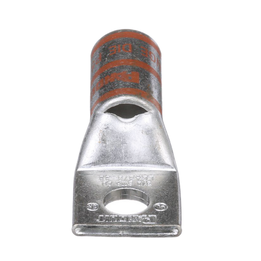Terminal de Compresión de Cobre con Orificio 3/8 in, para Cable 3/0 AWG. 1 Pz.