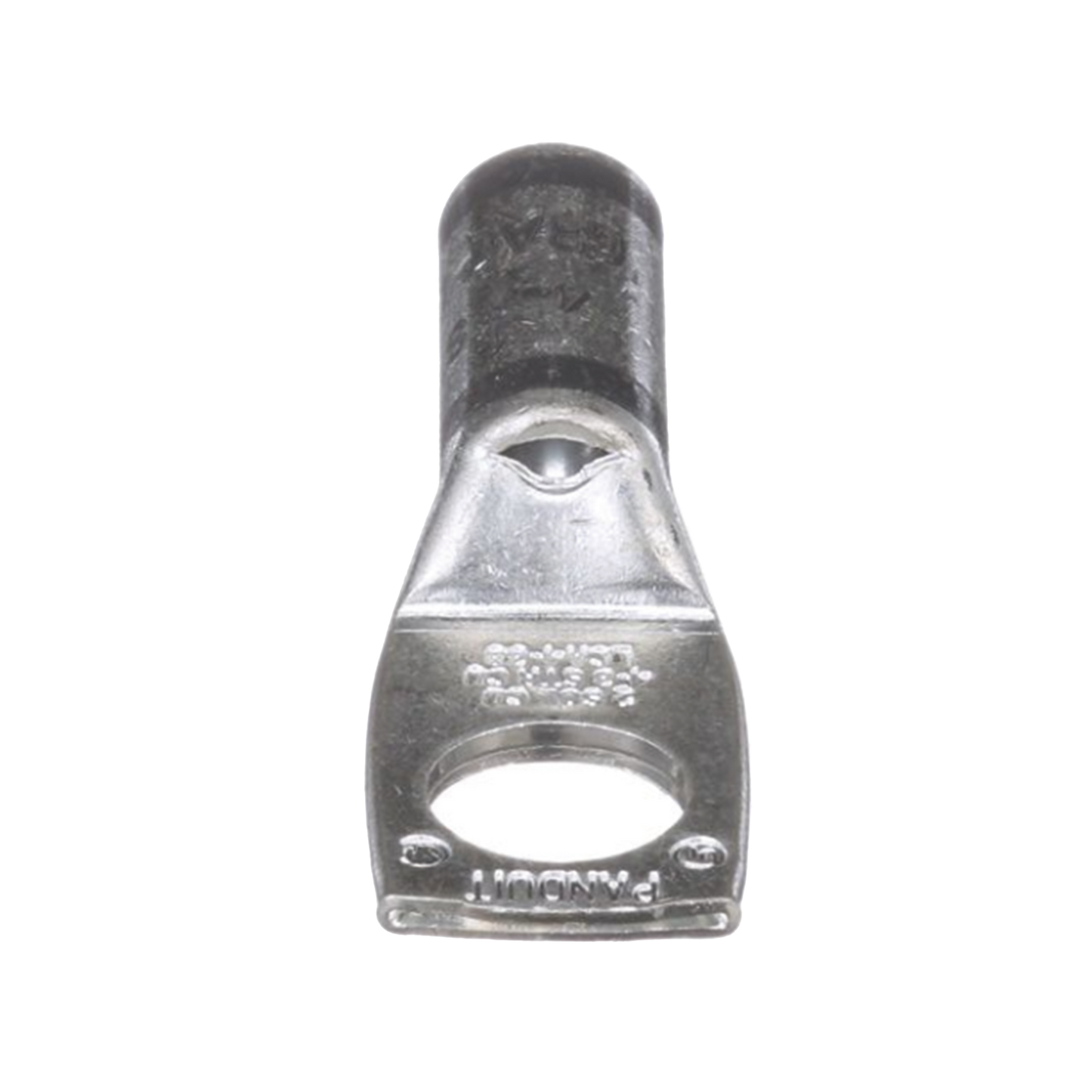 Zapata de compresión LCA4-38-L, para cal. 4 Awg, Barreno para tornillo prisionero de 3/8, 1 Pz
