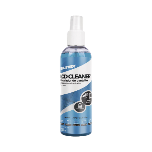 Limpiador de Pantallas, L�quido, Presentaci�n con Atomizador de 250 ml, para Superficies Externas como Laptops, Tablets, Smart TV's, Smart Phones