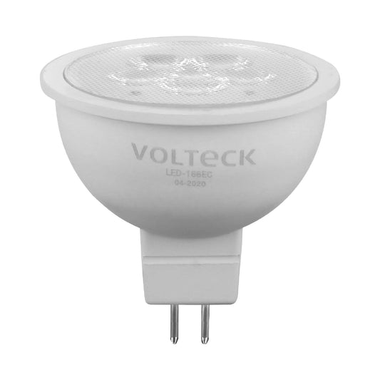 Lámpara de LED 6 W tipo MR 16 base GU5.3 luz cálida, blíster