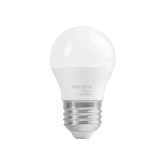 Lámpara LED G45 3 W (equiv. 25 W), luz de día, caja, Basic