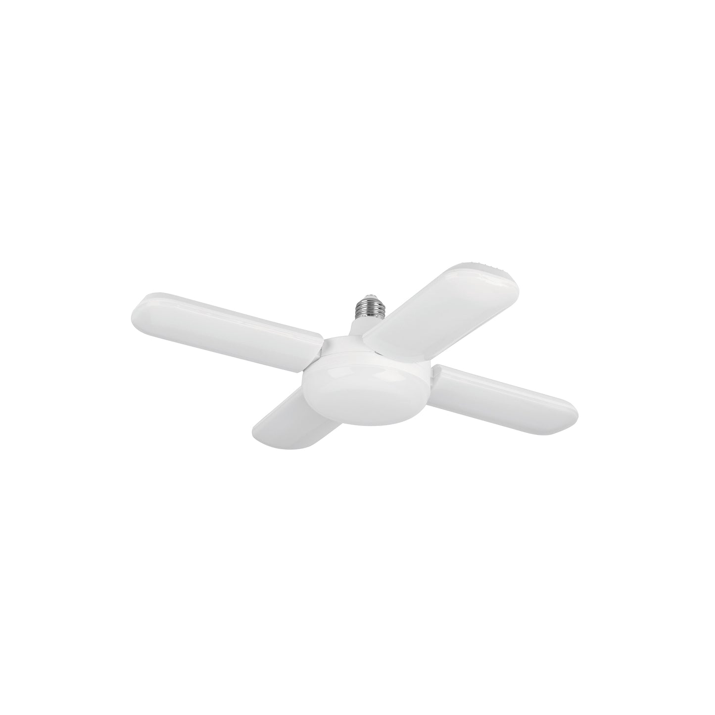 Lámpara LED 40W tipo ventilador, 4 aspas ajustables, VOLTECK