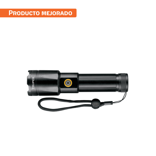 Linterna LED recargable, de aluminio, 1,200 lm, TRUPER