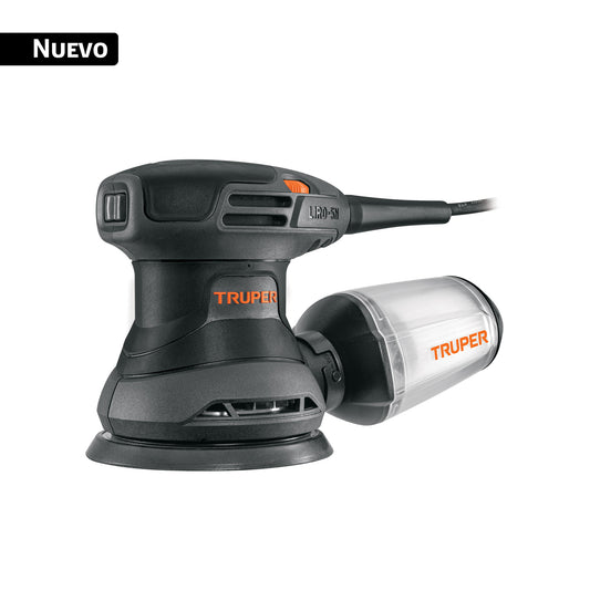 Lijadora roto orbital 5', 260W, TRUPER INDUSTRIAL