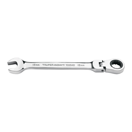 Llave combinada con matraca 18 mm flexible, Expert