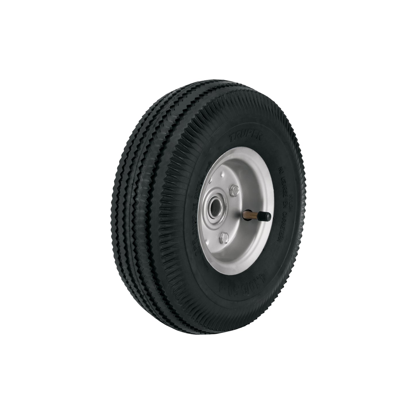 Rueda neumática 10' para eje lateral, Truper