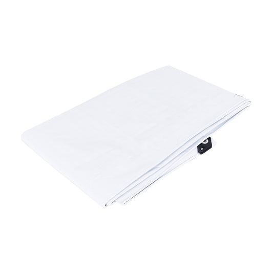Lona de polietileno 4 x 4 m, blanca, 110 g/m2, PRETUL