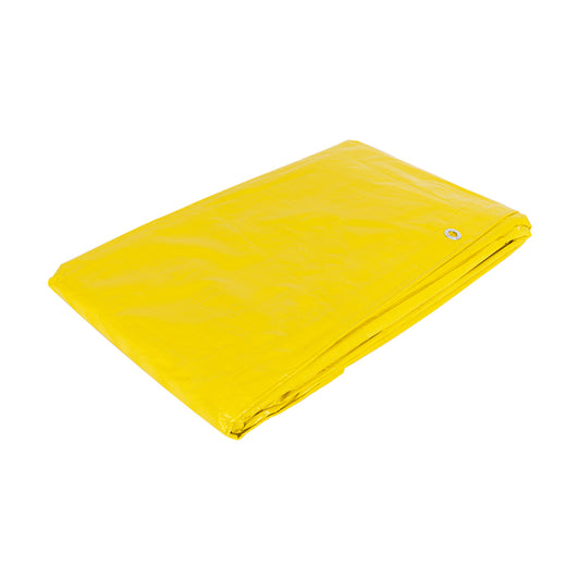 Lona de polietileno 6 x 6 m, amarilla, 110 g/m2, PRETUL