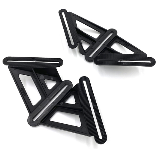 Brackets para Montaje de Caja de Empalme a Raqueta LP-CSS (2 Piezas)