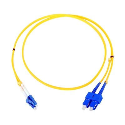 Jumper de Fibra �ptica Monomodo LC/SC Duplex de 1 Metro (3.28 Pies)