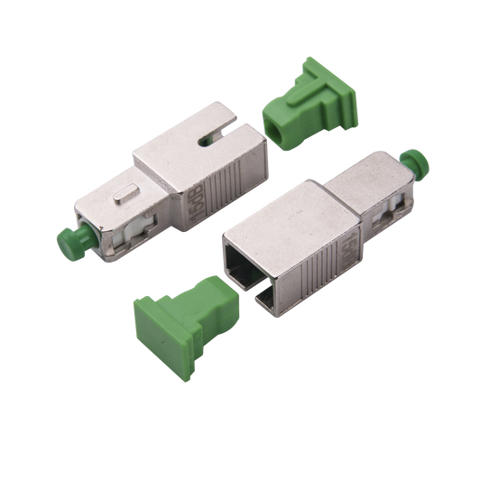 Atenuador �ptico Macho-Hembra con Conector SC/APC de 15dB para Fibra Monomodo