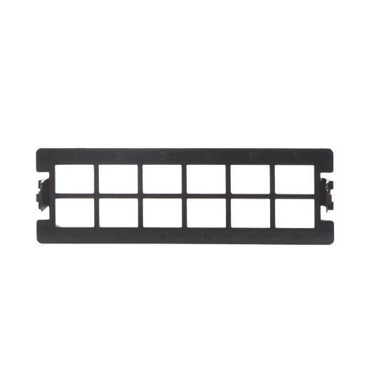 Placa Acopladora Vac�a para Distribuidor de Fibra �ptica LP-ODF-8024, Acepta 12 Acopladores SC Simplex o 12 Acopladores LC Duplex, Color Negro