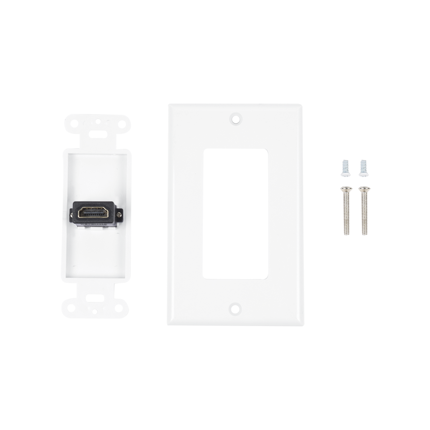 Placa de Pared 1 Puerto HDMI Hembra a Hembra