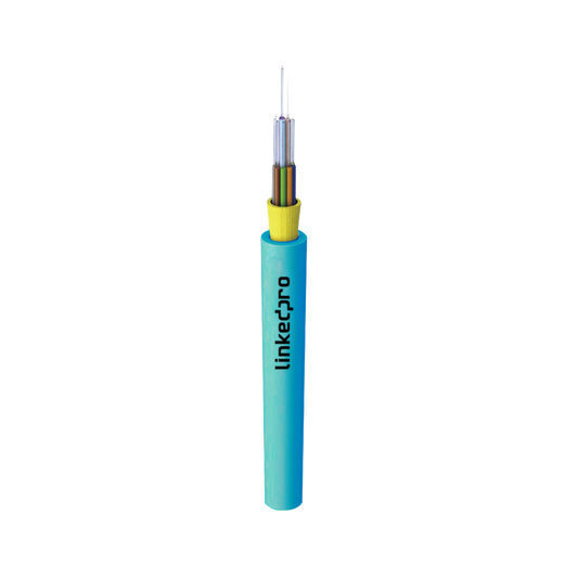 Cable de Fibra �ptica Multimodo OM3 50/125, 12 Hilos, para Interior, Tight Buffer 900�m, OFNR Riser, Diel�ctrica, Precio Por Metro, (Hasta 2000 Metros (6562 Pies) en un Solo Tramo de Cable)