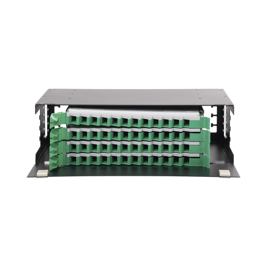 Distribuidor de Fibra �ptica con Bandejas Deslizables, Vac�o, 19 Pulgadas (48.26 cm), Acepta 48 Adaptadores LC Duplex o LC Simplex o 48 SC Simplex, 3U