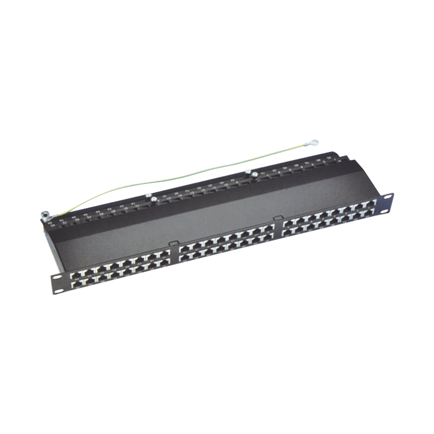 Panel de Parcheo de Impacto (110) Blindado de 48 Puertos Cat6A