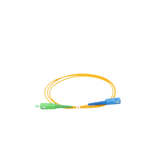 Jumper de Fibra �ptica Monomodo SC/APC-SC/UPC Simplex de 1 Metro (3.28 Pies), 2mm