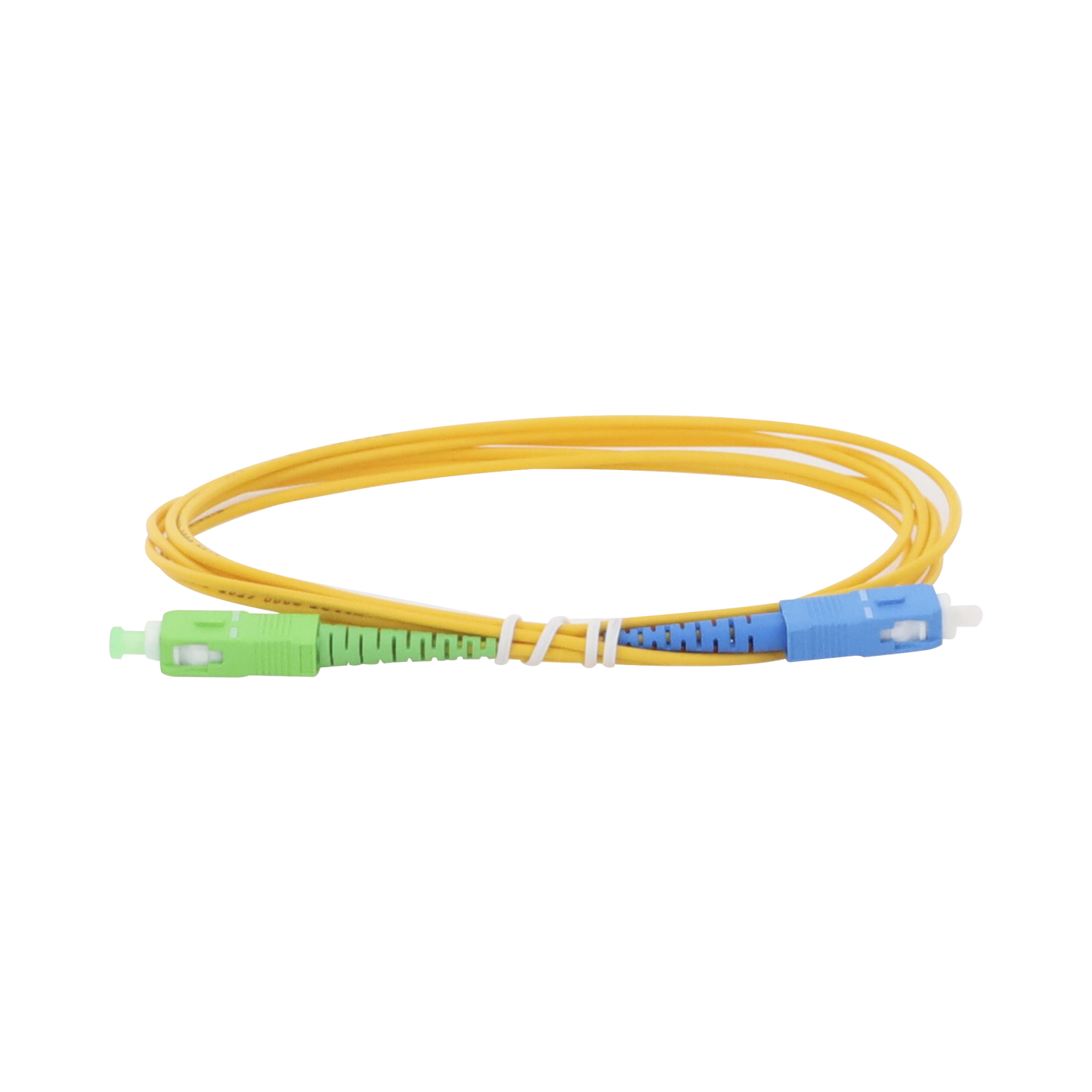 Jumper de Fibra �ptica Monomodo SC/APC-SC/UPC Simplex de 2 Metros (6.56 Pies), 2mm