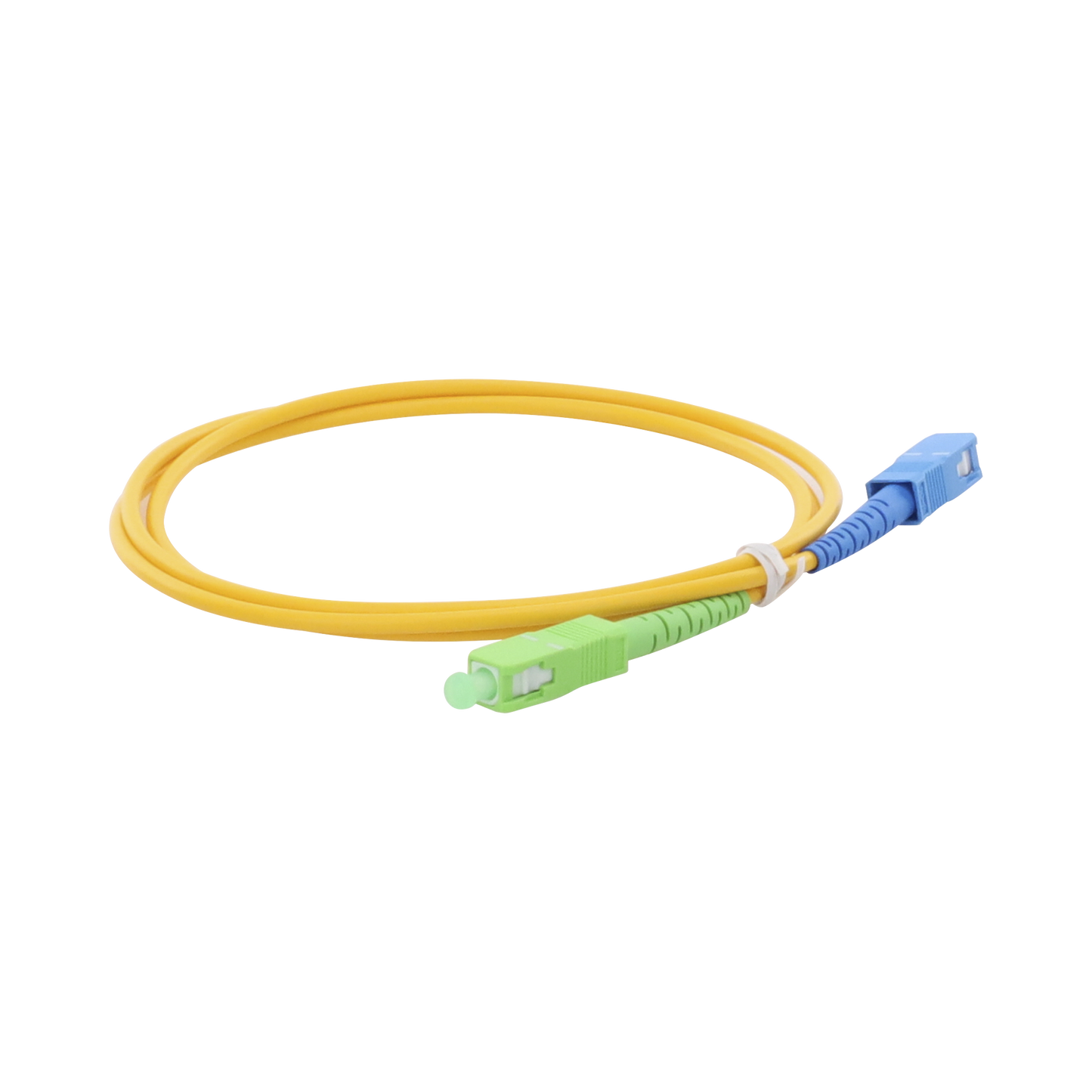 Jumper de Fibra �ptica Monomodo SC/APC-SC/UPC Simplex de 1 Metro (3.28 Pies), 3mm