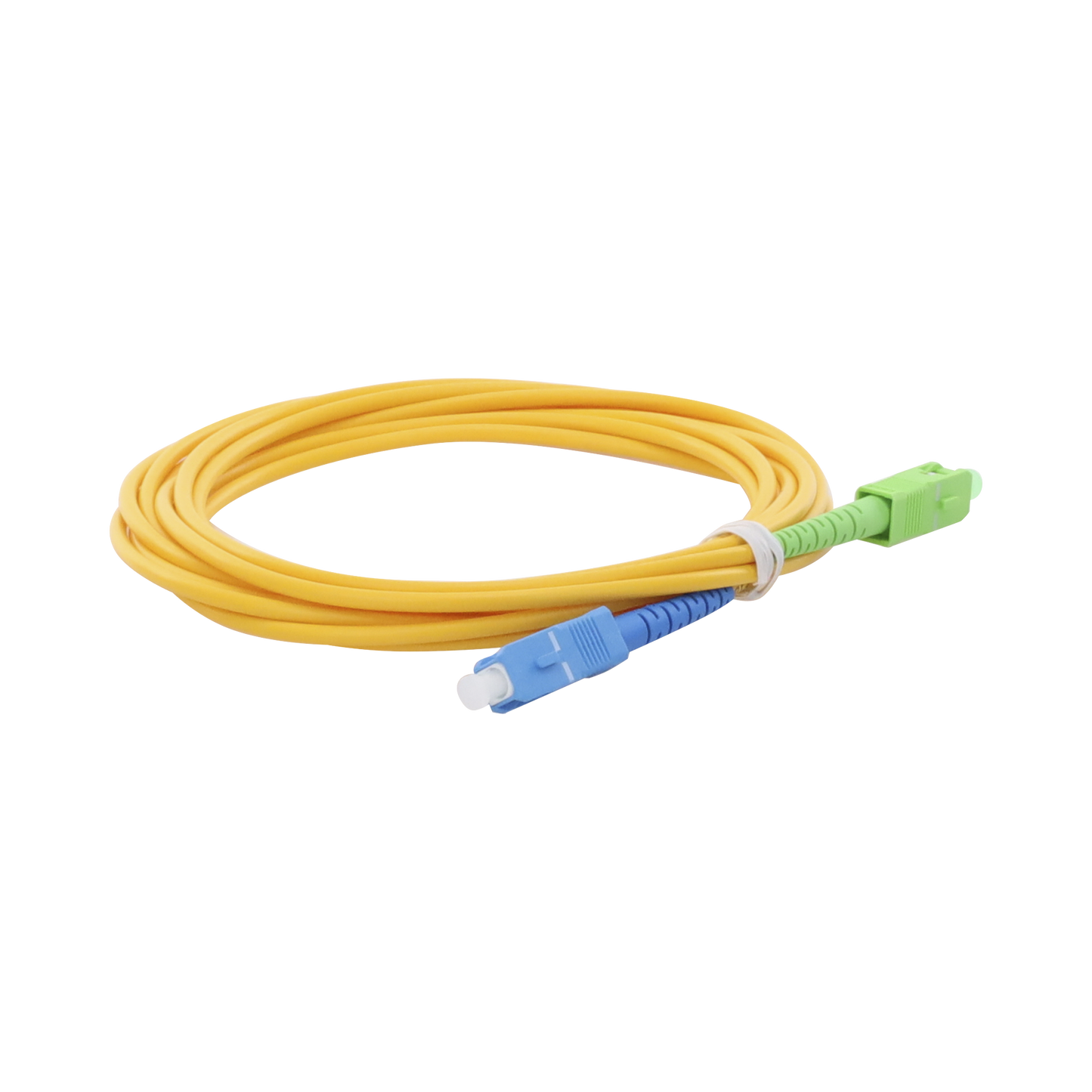 Jumper de Fibra �ptica Monomodo SC/UPC-SC/APC Simplex, Color Amarillo, 3 Metros (9.84 Pies), 3 mm