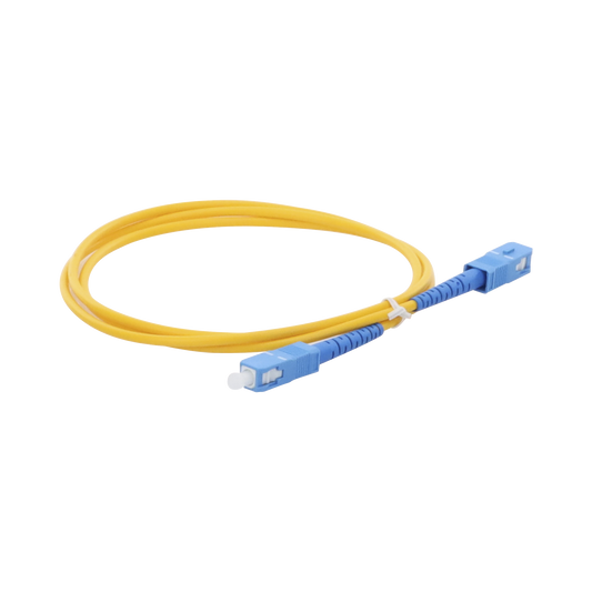 Jumper de Fibra �ptica Monomodo SC/UPC-SC/UPC Simplex de 1 Metro (3.28 Pies), 3mm
